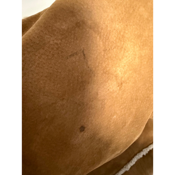 St Johns Bay Coat Women’s L Washable Suede Sherpa Lined Faux Shearling Vintage - Picture 4 of 16